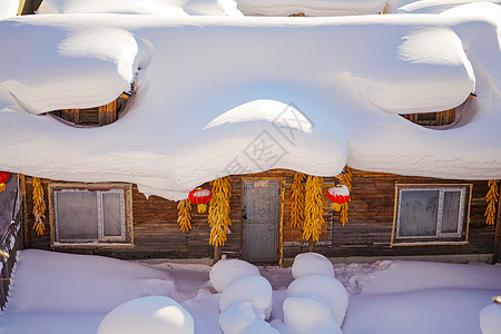 童话雪乡雪乡背景