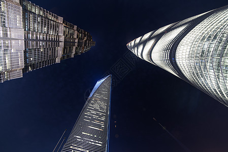 上海城市夜景建筑高清图片素材