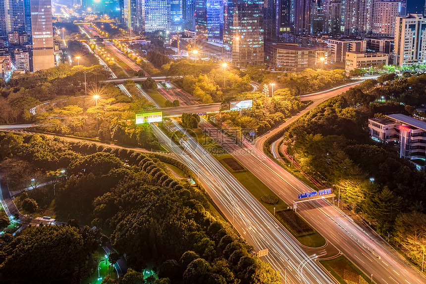 深圳深南大道夜景图片