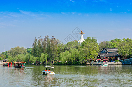 江苏扬州瘦西湖风光图片