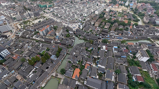 运河人家新市古镇背景图片