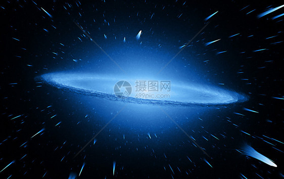 放射星空背景图片