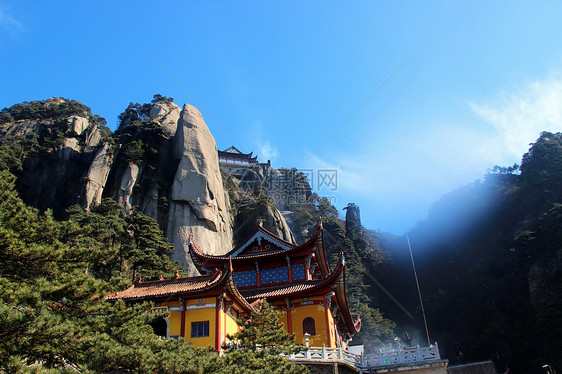 九华山的天台峰图片