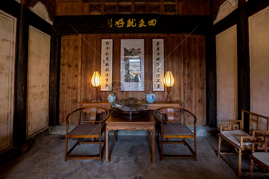 古代中式客厅样式
