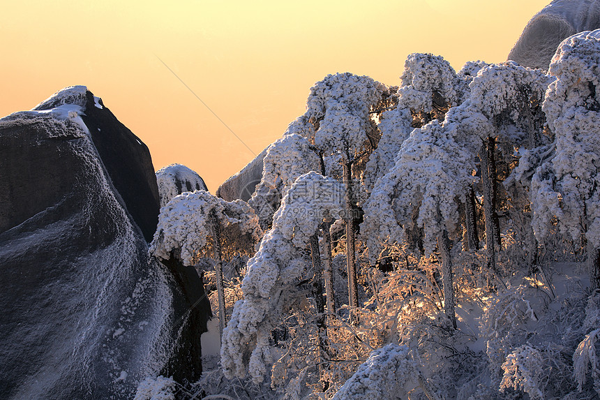 天柱晴雪图片