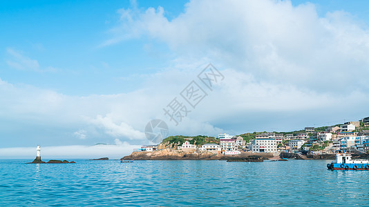 阳光下的沙滩浙江东极岛背景