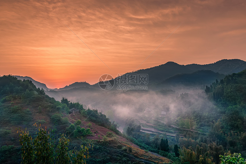 重庆天子山的早晨图片