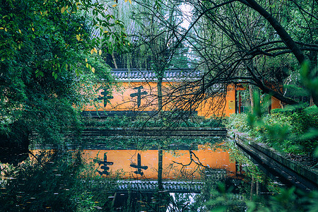 重庆北温泉千年古寺高清图片
