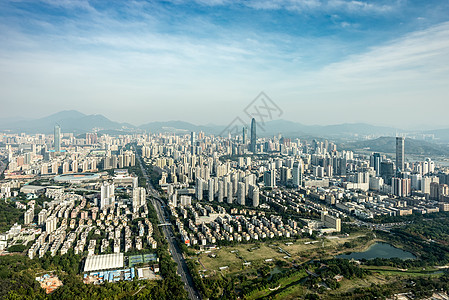 深圳市城区建筑背景图片