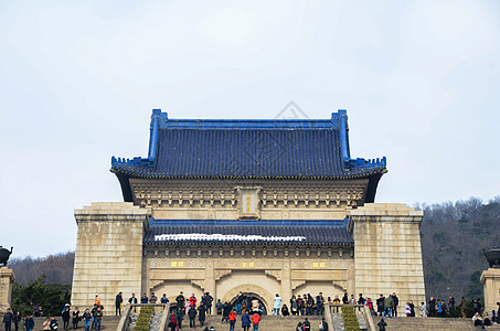 南京中山陵中山陵建筑中山陵高清图片