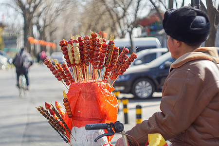 年味儿北京糖葫芦背景图片