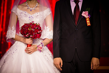 婚礼礼服背景图片
