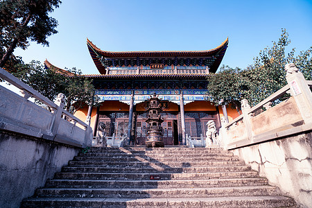 武汉宝通禅寺台阶高清图片