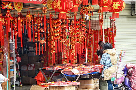 春节对联灯笼福高清图片