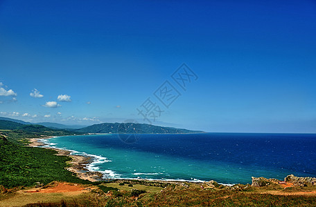 海湾风景台湾垦丁海湾背景