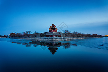 北京角楼背景图片