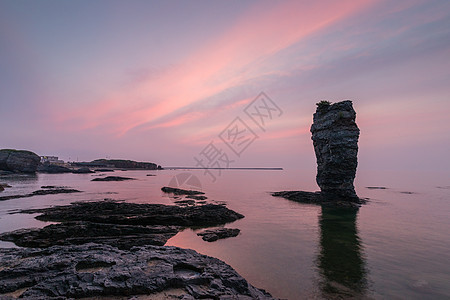 晚霞海景图片