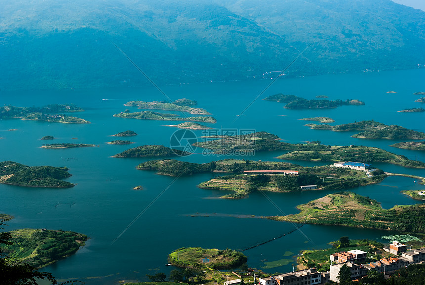 湖北黄石阳新仙岛湖风景图片