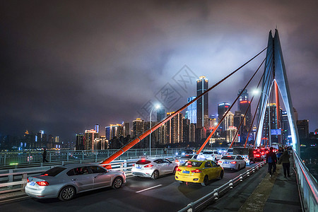 重庆千厮门大桥夜景图片