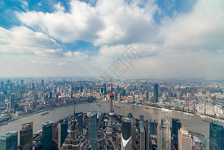 缩微城市景观上海高清图片素材
