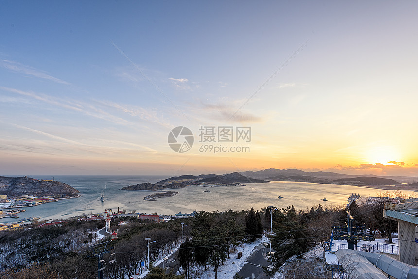 冬季旅顺口图片