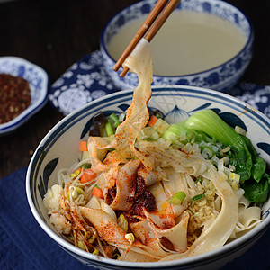 油泼面山西美食高清图片