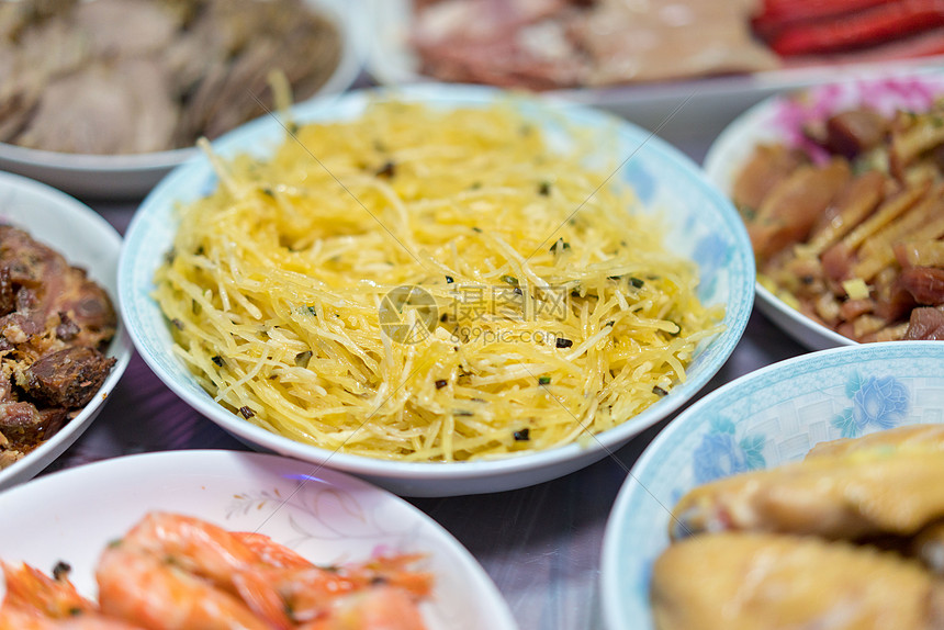 中式餐饮美食年夜饭图片