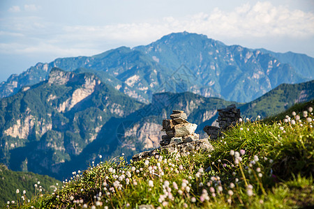 陕西地图太白山背景