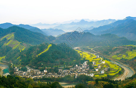 安徽石潭油菜花图片