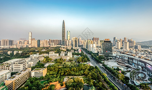 深圳市区风光大楼高清图片素材