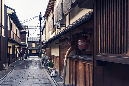 日本风格日本京都祇园小路背景