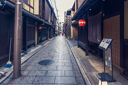 日本京都祇园小路背景图片
