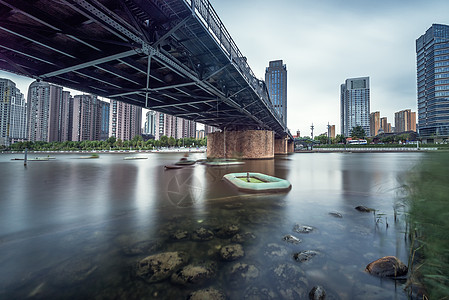 天津金汤桥天津海河与金汤桥背景