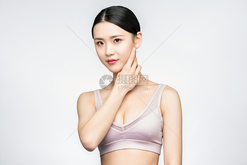 性感女性美容美体动作图片