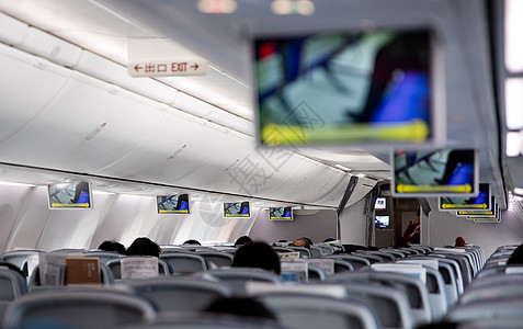 飞机客机座位高清图片