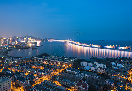 杨泗港大桥现代城市大连背景