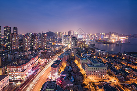 上港集团港口现代城市大连背景