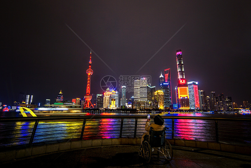 上海魔都夜景图片