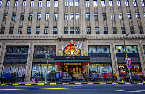 和平大饭店上海和平饭店外景背景