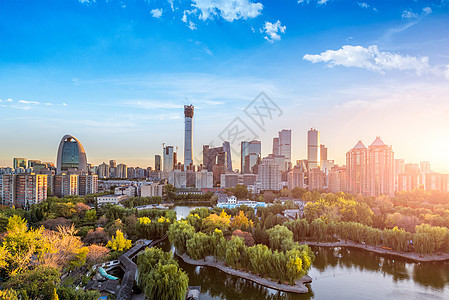 北京建筑国贸风光背景图片