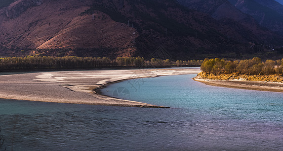 丽江春天金沙江之光背景