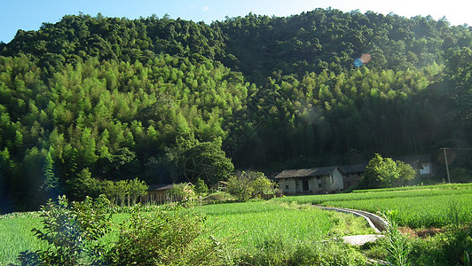 小山村田园高清图片素材