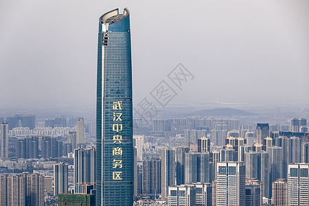 武汉中央商务区城市高清图片素材