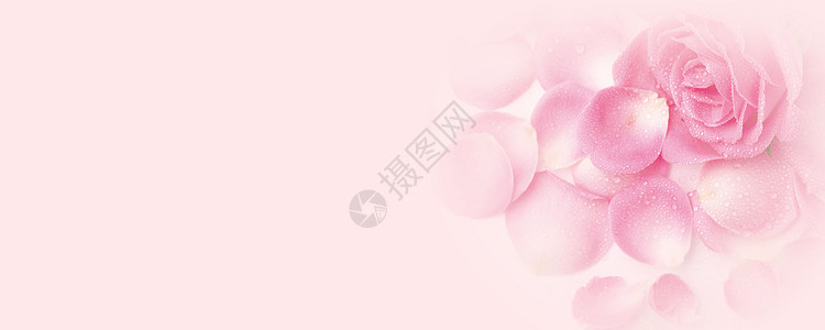 粉红色化妆品化妆品背景海报设计图片