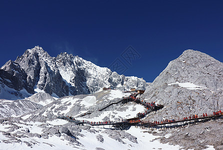 玉龙雪山背景