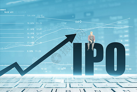 IPO经济数据货币流通高清图片素材