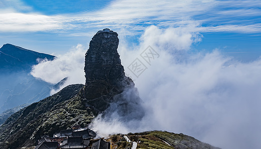 梵净山爬山铜仁高清图片