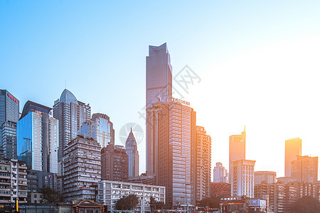 城市高楼背景背景图片