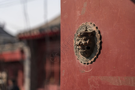 古老的红门宫廷红门高清图片