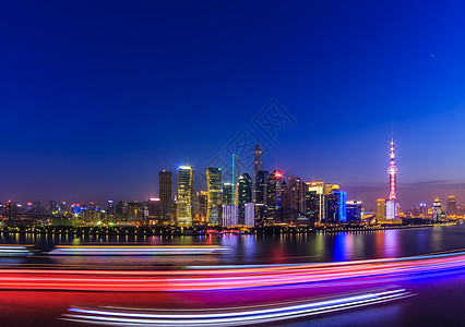 上海北外滩夜景上海建筑高清图片素材